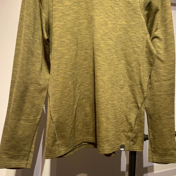 REI fleece lined long-sleeve pullover - Men's Medium - Picture 2 of 7